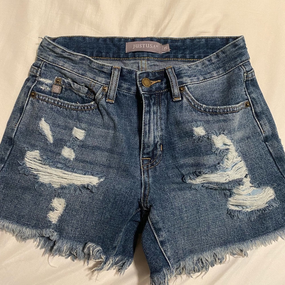 Like new Just USA jean shorts